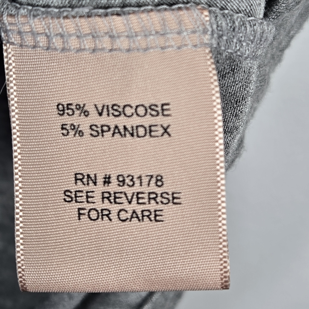 NEW Philosophy Alex Mist Gray Heather Cap Sleeve Jersey Knit T-Shirt Top Large - Picture 11 of 13